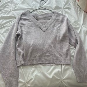 Garage V-kneck Light Purple Sweater